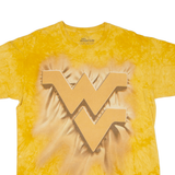 THE MOUNTAIN West Virginia University Mens Tie Dye T-Shirt Yellow USA L
