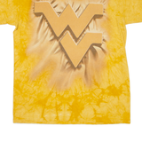 THE MOUNTAIN West Virginia University Mens Tie Dye T-Shirt Yellow USA L