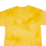 THE MOUNTAIN West Virginia University Mens Tie Dye T-Shirt Yellow USA L