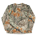 OUTFITTERS RIDGE Camouflage Mens T-Shirt Brown Long Sleeve XL