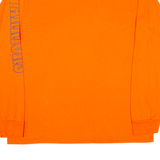 PORT & COMPANY Foley Soccer Mens T-Shirt Orange Long Sleeve USA M