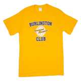PORT & COMPANY Burlington Club Mens T-Shirt Yellow USA M