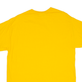 GILDAN New England Tech Mens T-Shirt Yellow USA L
