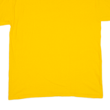 GILDAN New England Tech Mens T-Shirt Yellow USA L