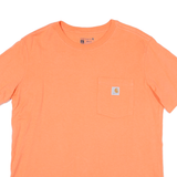 CARHARTT Loose Fit Womens T-Shirt Pink L