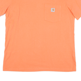 CARHARTT Loose Fit Womens T-Shirt Pink L