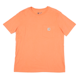 CARHARTT Loose Fit Womens T-Shirt Pink L