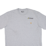 CARHARTT Loose Fit Mens T-Shirt Grey XL