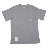 CARHARTT Mens T-Shirt Grey L