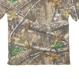 LINCOLN Camouflage Mens T-Shirt Brown XL