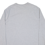 CARHARTT Tall Mens T-Shirt Grey Long Sleeve XL