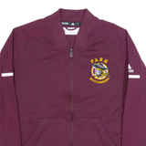 ADIDAS Park Buccaneers Mens Track Jacket Maroon USA M
