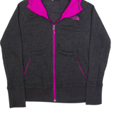 THE NORTH FACE Womens Track Jacket Grey Hooded M