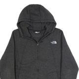 THE NORTH FACE Womens Fleece Jacket Grey Hooded M