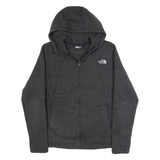 THE NORTH FACE Womens Fleece Jacket Grey Hooded M
