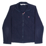 TOMMY HILFIGER Womens Fleece Jacket Blue M