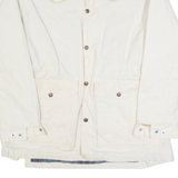 TEX TAN Blanket Lined Womens Chore Jacket Cream 90s M