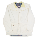 TEX TAN Blanket Lined Womens Chore Jacket Cream 90s M