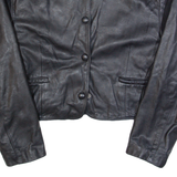 SIP Womens Jacket Black Leather 90s S