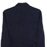 ZARA BASIC Womens Blazer Jacket Blue S