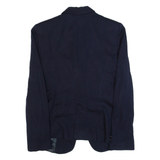 ZARA BASIC Womens Blazer Jacket Blue S