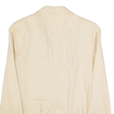 ZARA BASIC Womens Blazer Jacket Cream S