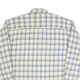 YES OR NO Mens Lumberjack Jacket Cream 90s Check XL