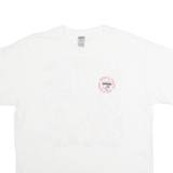 GILDAN VIKAS Mens T-Shirt White Crew Neck L