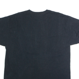 GILDAN Mens T-Shirt Black Crew Neck XL