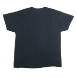 GILDAN Mens T-Shirt Black Crew Neck XL