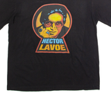 GILDAN Hector Lavoe Mens Band T-Shirt Black Crew Neck S