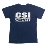 GILDAN CSI Miami Mens T-Shirt Black USA Crew Neck M