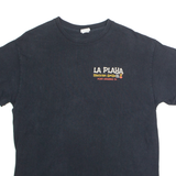 GILDAN La Playa Mexican Grille Mens T-Shirt Black USA Crew Neck M