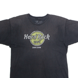 HARD ROCK CAFE San Juan Mens T-Shirt Grey Crew Neck L