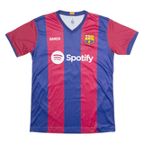 FC BARCELONA #13 Pascal Fan Edition Mens Football Shirt Jersey Blue V-Neck S