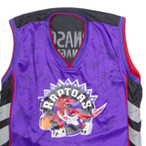Riverside Raptors Basketball Bernasconi Manager Signed Mens Jersey Purple Sleeveless 90s S
