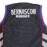 Riverside Raptors Basketball Bernasconi Manager Signed Mens Jersey Purple Sleeveless 90s S