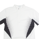 ODLO Cycling Mens Jersey White 1/2 Zip XL