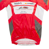 OWAYO Full Zip Cycling Mens Jersey Red High Neck M