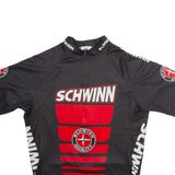 SCHWINN Cycling Boys Jersey Black 1/2 Zip 14Y