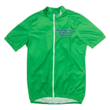 CUORE Full Zip Cycling Mens Jersey Green High Neck M