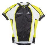 OWAYO Full Zip Cycling Mens Jersey Black High Neck M