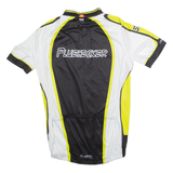 OWAYO Full Zip Cycling Mens Jersey Black High Neck M