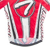 THOEMUS Full Zip Cycling Mens Jersey Red High Neck S