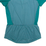 DECATHLON Cycling Womens Jersey Green 1/4 Zip M