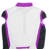 BRUNEX Cycling Womens Jersey White Sleeveless 1/2 Zip L