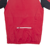 K-TEC Cycling Mens Jersey Red 1/2 Zip XXS