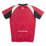 K-TEC Cycling Mens Jersey Red 1/2 Zip XXS