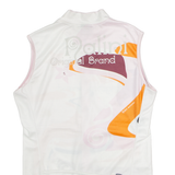 NALINI Full Zip Cycling Womens Jersey White Sleeveless L