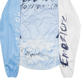 ACTION Full Zip Cycling Mens Jersey Blue 1/4 Zip L